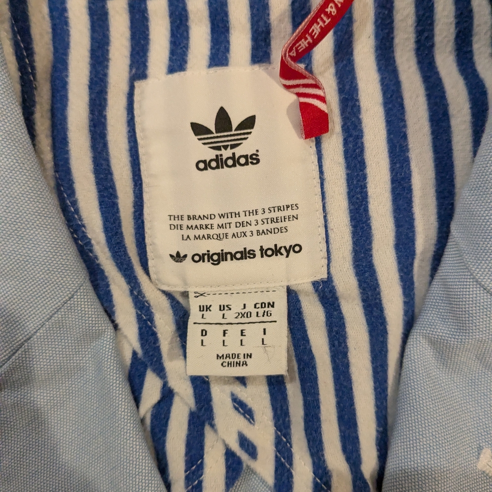Adidas x Bedwin & The Heartbreakers light blue blazer Men's L Japan - Picture 12 of 16